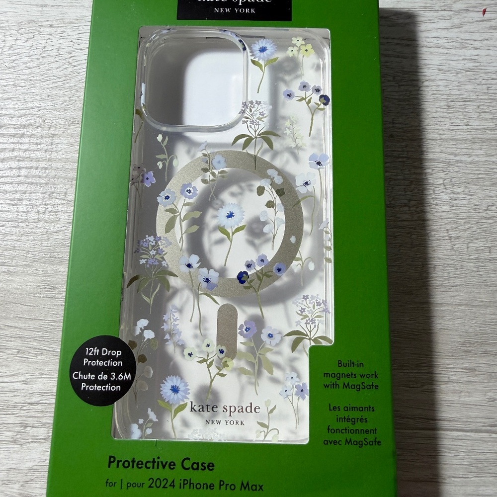 Kate Spade Floral Phone Case for 2024 Apple iPhone Pro Max